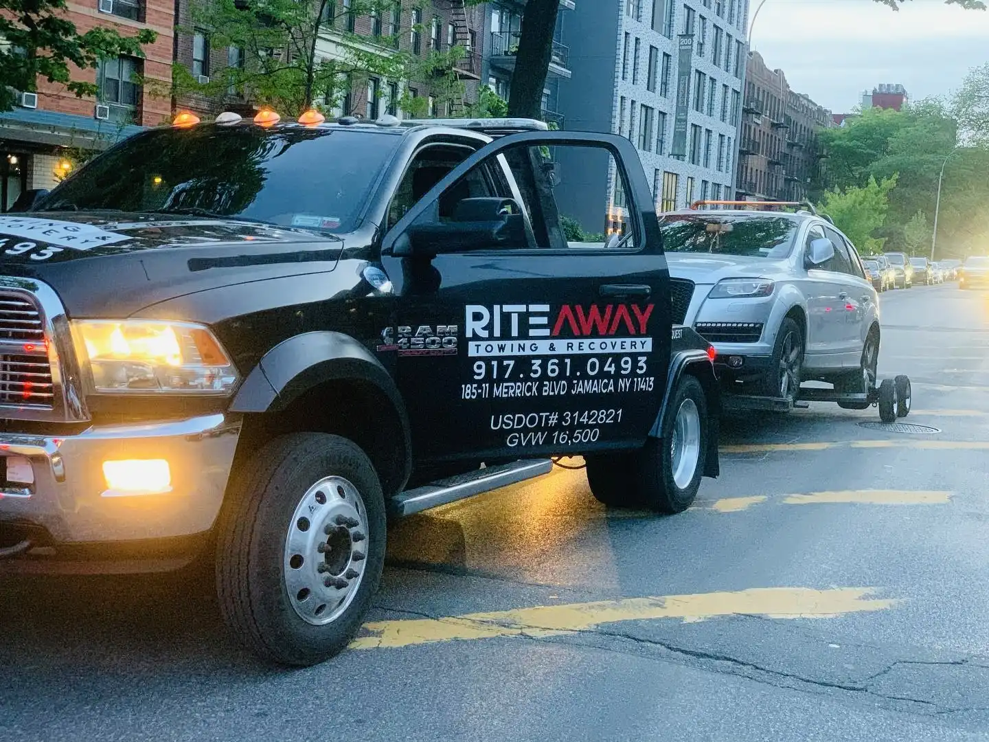 blocked driveway towing nyc