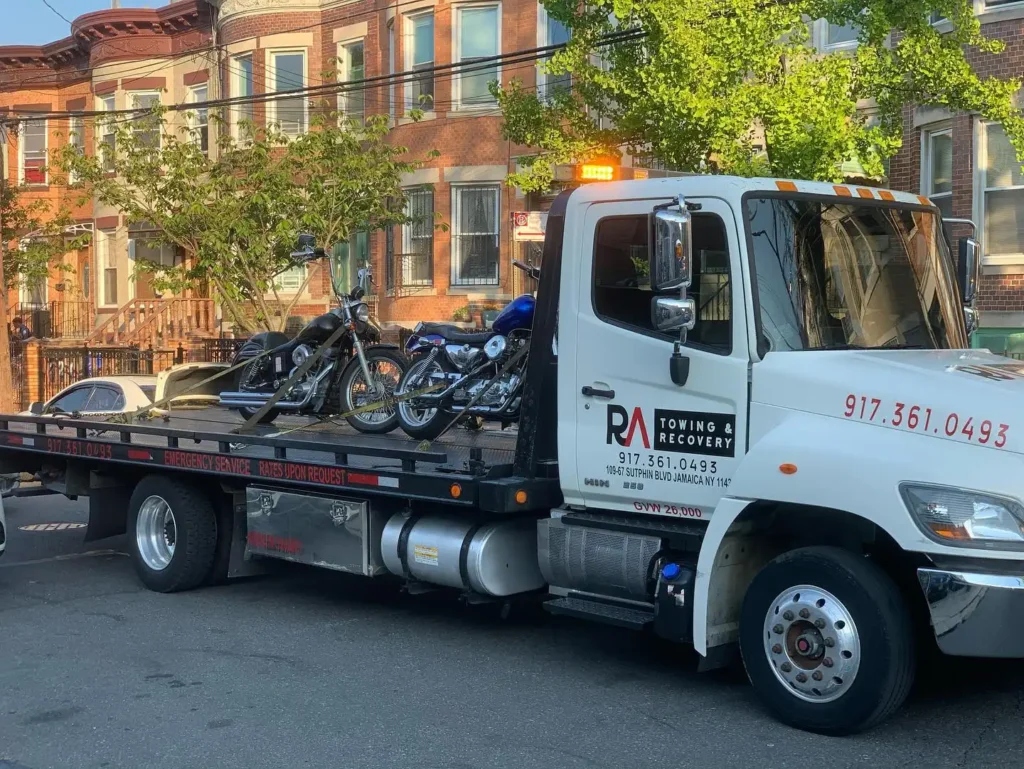 motorcycle towing
