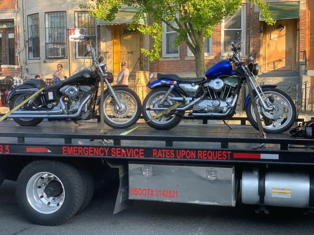 motorcycle towing service